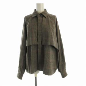 アルスターシャツブルゾンジャケット ジャンパー チェック 1 グレー 409500010 /RO