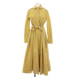 シャツワンピース 38 イエロー