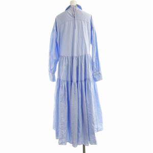 ESTNATION ワンピース ロング 長袖 F 水色 ライトブルー 11-109-11-030424 /EE