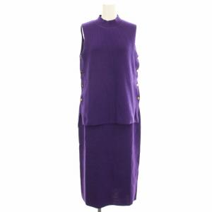 23AW ニット ノースリーブ セットアップ 102328-16-340-51-380 ニット スカート