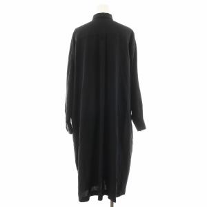 Y's ヨウジヤマモト シャツワンピース ロング丈 長袖 黒 ブラック /AN29