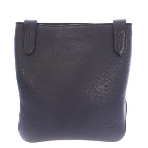 BALLY ショルダーバッグ レザー ロゴ 紺 ネイビー /BB