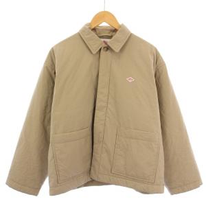 COVERALLS カバーオール 中綿ジャケット ナイロン ステンカラー アウター ロゴ ワンポイント