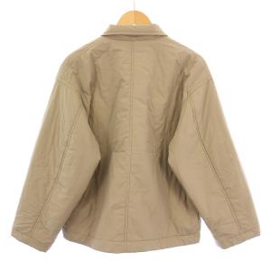 DANTON COVERALLS カバーオール 中綿ジャケット ナイロン ステンカラー アウター ロゴ ワンポイント