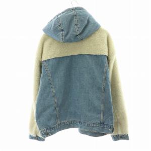 Levis PReMIUM HOODED HYBRD シェルパトラッカージャケット デニム Gジャン ボア フーディー アウター ジップアップ