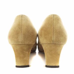 Salvatore Ferragamo パンプス ヒール ポインテッドトゥ スエード 7 ベージュ 1583 /AN24