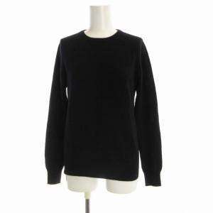 ニット セーター プルオーバー カシミヤ 長袖 XS 黒 ブラック 6210850182-1071 /RO