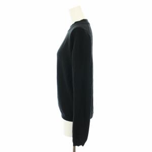 JOHN SMEDLEY ニット セーター ハイネック 長袖 S 黒 ブラック /YT