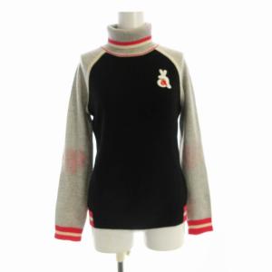 ニット セーター プルオーバー タートルネック 長袖 38 マルチカラー A418104 /RO