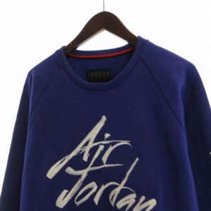NIKE AIR JORDAN スウェット 裏起毛 M パープル AV6002-494
