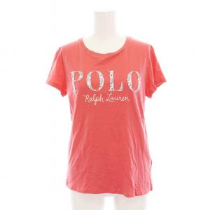 Tシャツ カットソー 半袖 ロゴ XL 16 サーモンピンク /YM