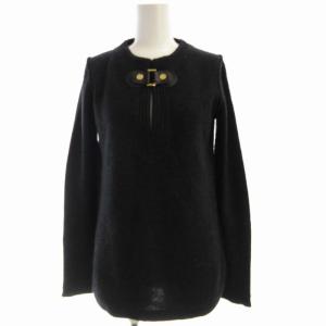 ニット セーター プルオーバー 長袖 XS 黒 ブラック 79211-83251 /RO