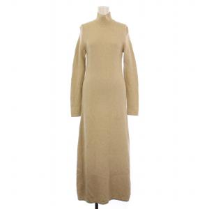 COTTON WOOL CASHMERE KNIT ONE PIECE コットンウールカシミヤニットワンピース