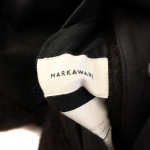 MARKAWARE MARK AWARE ALPACA RAGLAN 絞 MAC COAT