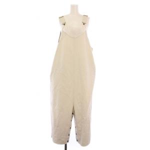 丘の上の空 レースヨーク付サロペット リネン F ライトベージュ 13231-01127