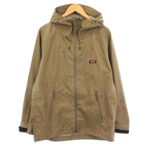 オーロラ2.5レイヤー トレックシェルパーカー ナイロンジャケット アウター ジップアップ フード ロゴ