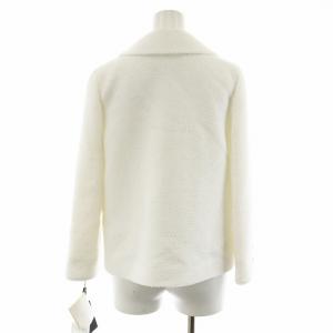 René TISSUE ツイードジャケット 34 ホワイト 6113030