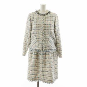 MALHIA KENT セットアップ ツイード ジャケット ワンピース 34 ピンク