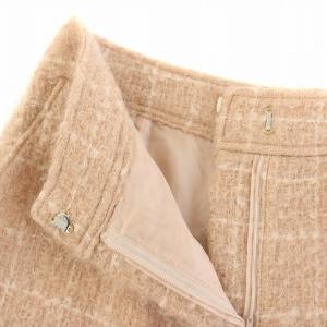 René ショートパンツ キュロット チェック柄 モヘヤ混 タグ付き 34 ピンク 白 ホワイト 6945090