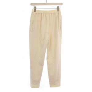 René 22年製 スラックスパンツ サイドパール 34 アイボリー 5245010 /BM