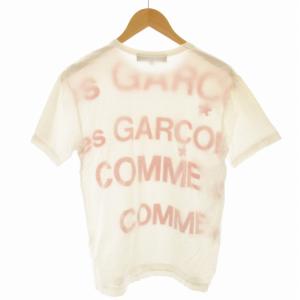 COMME des GARCONS GOOD DESIGN SHOP Tシャツ カットソー 半袖 ロゴ M 白 ホワイト  IQ-T001