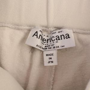 AMERICANA スウェットパンツ イージーパンツ M グレージュ /BM