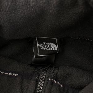 THE NORTH FACE フリースジャケット スタンドカラー アウター ジップアップ ロゴ 刺繍 ストレッチ 黒 ブラック /BB