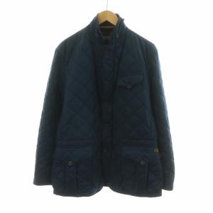キルティングジャケット アウター エルボーパッチ M ネイビー 710575529001 /NQ
