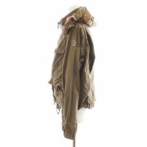 MONCLER BRECHE GIUBBOTTO パーカー ジップアップ ワッペン 2 ベージュ 110984510305