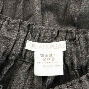 PLEATS PLEASE ISSEY MIYAKE ISSEY MIYAKE ワイドパンツ 3 グレー PP73-FF641