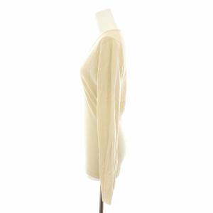 JOHN SMEDLEY ニット セーター Vネック 長袖 タグ付き S アイスクリーム ベージュ /YT