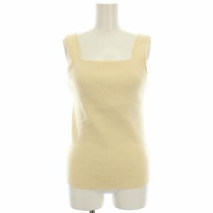 SQUARE TANK KNIT TOPS スクエアタンクニット タンクトップ ノースリーブ カットソー