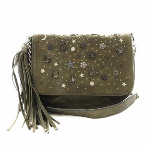 ジミー・チュウ バイカー チェーン ショルダーバッグ Jimmy Choo ジミーチュウ バイカーチェーン トートバッグ レザー
