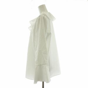 UNITED ARROWS ラッフルフリルブラウス シャツ 長袖 F ホワイト 1521-162-1484 /NQ