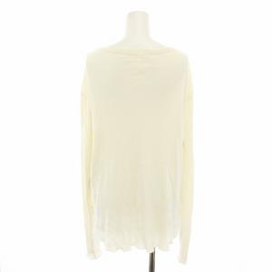 L'Appartement 24AW リブロングスリーブTシャツ RIB LONGSLEEVE T-SHIRT カットソー 長袖 白