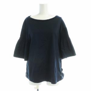 カットソー フレンチスリーブ 五分袖 M 紺 ネイビー 59411411 /RO