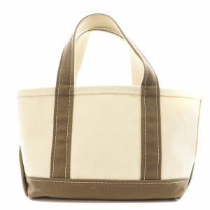 トートバッグ ハンドバッグ キャンバス 白 ホワイト 茶 ブラウン /AN2