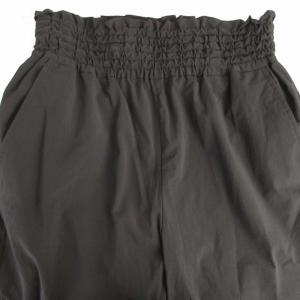 JOURNAL STANDARD 23SS ナイロンストレッチパンツ ハイウエスト フルレングス 36 黒 ブラック 23030400902110
