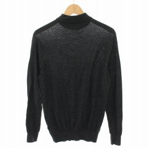 TOMORROWLAND tricot 24AW スーパーファインメリノウールモックネックプルオーバー ニット セーター 長袖 S チャコールグレー