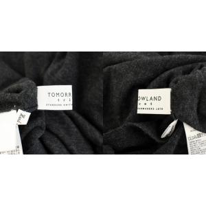 TOMORROWLAND tricot 24AW スーパーファインメリノウールモックネックプルオーバー ニット セーター 長袖 S チャコールグレー
