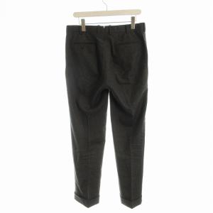 Paul Stuart スラックスパンツ テーパード カノニコ生地 大きいサイズ 85 ダークグレー J1Q30-445-08
