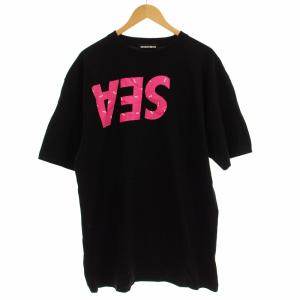 GOD SELECTION XXX Tシャツ ロゴ 半袖 バックプリント XL 黒 ブラック /G