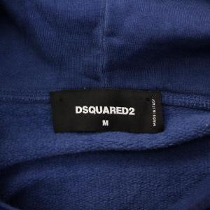 DSQUARED2 D2 HOODED SWEATSHIRT ロゴスウェットフーディー プルオーバーパーカー 長袖 ストレッチ