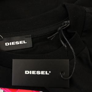 DIESEL Tシャツ 半袖 ロゴ XL 黒 ブラック /G