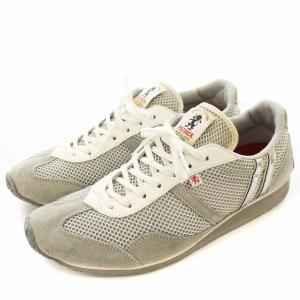27034 C-STADIUM スタジアム スニーカー メッシュ 42 グレー シルバー /G