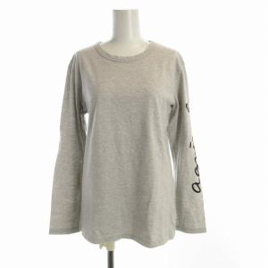 Tシャツ カットソー ロゴ プリント 長袖 2 グレー 0330SBX7 /RO