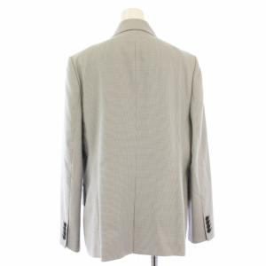 JOSEPH ハウンドトゥーステーラードジャケット パンツスラックス スーツ セットアップ 千鳥格子 42 40 グレー