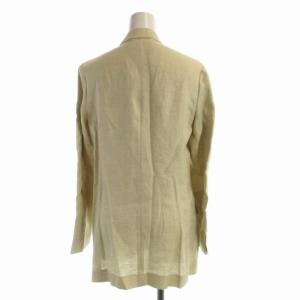 MOGA スーツ セットアップ テーラードジャケット スラックスパンツ 麻 リネン 2 ベージュ B0281CFJ124