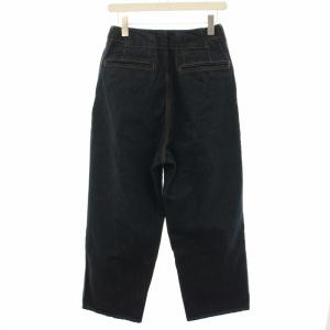 Adam et Rope' HOMME 23AW デニムパンツ 3タック ワイド スラックス ジーンズ S インディゴ GMS-13080