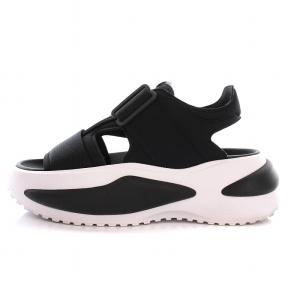 adidas メハナ サンダル Mehana Sandals 厚底 シューズ US7 黒 白 IF7365 /YM